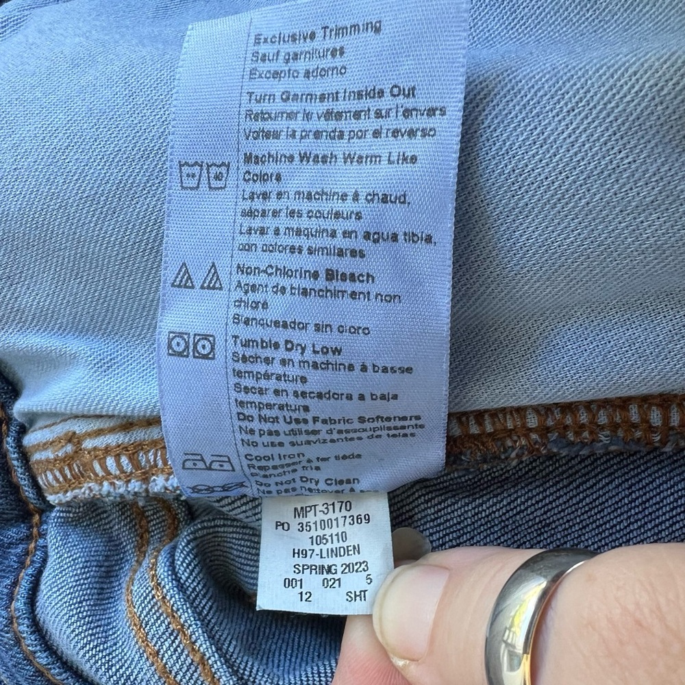 Carhartt Rugged Flex Relaxed Fit Double Front Jean Womens Sz 12S 105110-H97 NWT - Picture 11 of 15